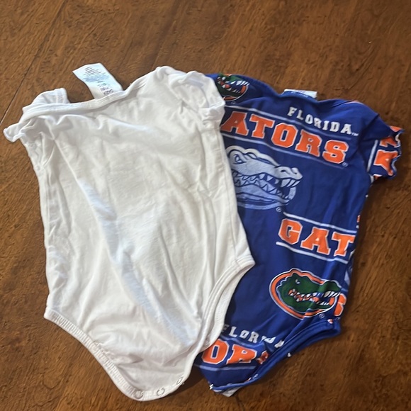 Sara Lynn Gator onesies. Set of 2. Snaps at bottom. - Picture 4 of 5